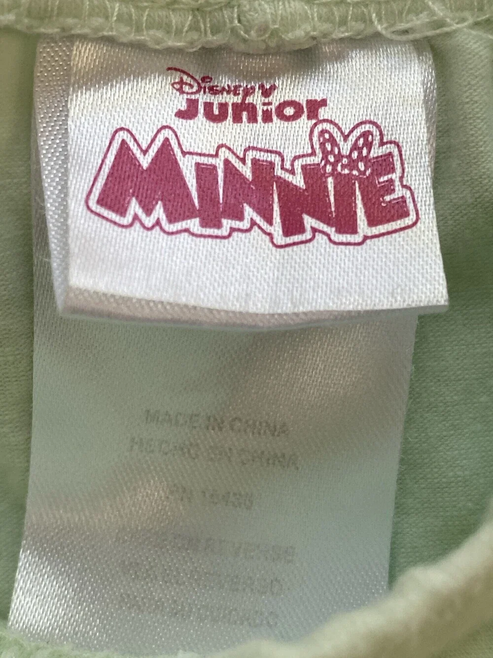 Disney Junior Minnie Mouse Shamrock Glitter Leggings Size 6